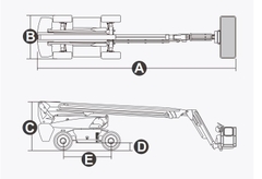 Xe nâng người Boomlift hiệu Dingli, Model BT30ERT, M Series