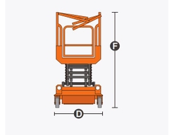 Xe nâng người Scissor lifts, hiệu Dingli model JCPT0607A