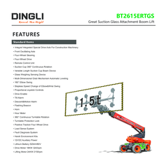 [Báo giá] Xe nâng người gắn kính, model BT2615ERTGS, hiệu Dingli, cập nhật 2023