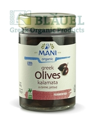 [Mani] Trái Olive Kalamata Hữu Cơ (ngâm trong nước muối, đã tách hạt) 280gr