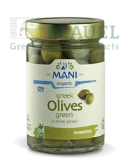 [Mani] Trái Olive Xanh Hữu Cơ (ngâm trong nước muối, đã tách hạt) 280gr