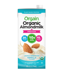 [Orgain] Sữa hạnh nhân protein hữu cơ ngọt nhẹ 946mL