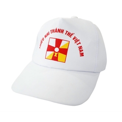Mũ Thiếu Nhi Thánh Thể Việt Nam Trắng