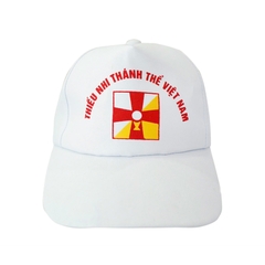 Mũ Thiếu Nhi Thánh Thể Việt Nam Trắng