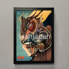 Khung tranh A4 không mặt kính ảnh ép plastic