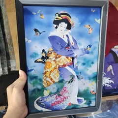 Khung tranh A4 ảnh ép plastic 05