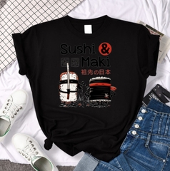 Áo Thun Nữ In Họa Tiết Nhật (Áo Mỏng)