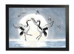 Khung tranh A4 ảnh ép plastic ko mặt kính