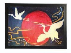 Khung tranh A4 ảnh ép plastic ko mặt kính