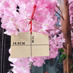 Bảng Gỗ Ema Nhật 2 mặt trơn dùng viết nguyện vọng truyền thống Nhật