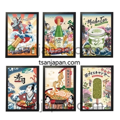 Khung tranh A4 ảnh ép plastic ko mặt kính