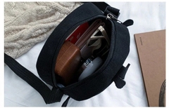 Túi đeo Vô Diện hoạ tiết Nhật xinh xắn vải bố in hình