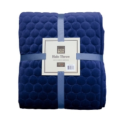 SB Bedspread cao cấp HALO 140X240CM NAVY 1219A