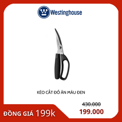 [SALE] WH KÉO CẮT ĐỒ ĂN MÀU ĐEN