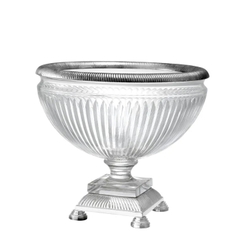 EICHHOLTZ Bát thủy tinh Bowl Burton silver plated 110435