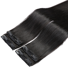 Tóc Giả Kẹp Phím Cao Cấp - Bộ Phím 2 Kẹp Tóc Thật 100%