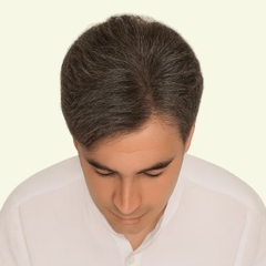 Tóc Giả Nam che Hói - Kiểu Mái Lệch Bằng Tóc Thật | Wina