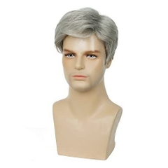 Tóc Giả Nam Nguyên Đầu - Kiểu Side Part Xoăn Châu Âu Bằng Tóc Thật | Wina