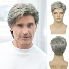 Tóc Giả Nam Nguyên Đầu - Kiểu Side Part Xoăn Châu Âu Bằng Tóc Thật | Wina