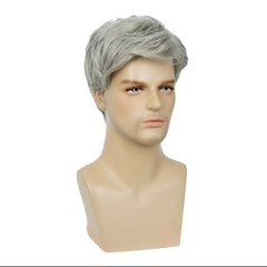 Tóc Giả Nam Nguyên Đầu - Kiểu Side Part Xoăn Châu Âu Bằng Tóc Thật | Wina