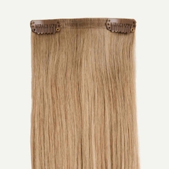 Tóc Kẹp Phím Bằng Tóc Thật - Combo 4 Tóc Kẹp Nâu Vàng Sáng