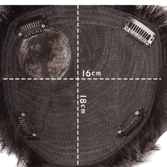 Tóc Giả Nam Che Hói - Kiểu Basic Mái Xéo Bằng Tóc Thật | Wina