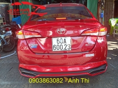 ĐUÔI CÁ THEO XE TOYOTA VIOS 2019