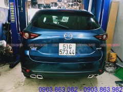 Độ pô thể thao cho Mazda CX5 2018 | Kiểu đôi vuông AMG