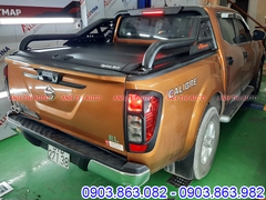 Nắp thùng cuộn + Khung thể thao gắn Nissan Navara 2020