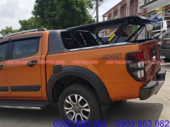 Nắp thùng điện Carryboy GMX-R xe Ford Ranger Wildtrak 2019