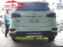 ỐP CẢN TRƯỚC SAU XE HYUNDAI SANTAFE 2018