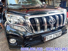 Viền Đèn Trước Xe Land Cruiser Prado 2019