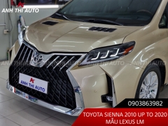 Body kit Toyota Sienna 2010 Up To 2020 Mẫu Lexus LM