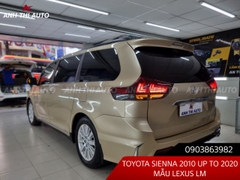 Body kit Toyota Sienna 2010 Up To 2020 Mẫu Lexus LM