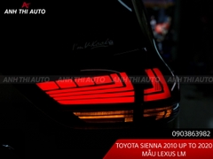 Body kit Toyota Sienna 2010 Up To 2020 Mẫu Lexus LM