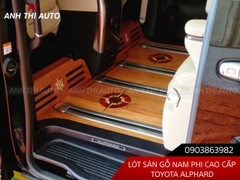 Lót Sàn Gỗ Nam Phi Nhập Khẩu Xe Toyota Alphard Mẫu 2