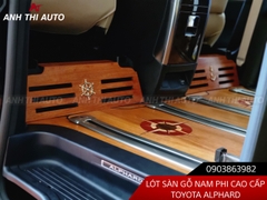 Lót Sàn Gỗ Nam Phi Nhập Khẩu Xe Toyota Alphard Mẫu 2