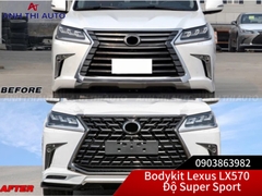 Body Kit nâng đời Cho Lexus LX570 2016 lên Super Sport 2021