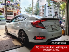 Độ đèn LED sau HONDA CIVIC kiểu xương cá