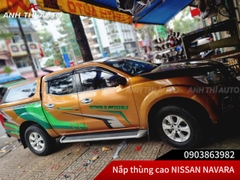 NẮP THÙNG CAO KHÔNG ĐÈN THEO XE NISSAN NAVARA