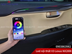 Độ Led Nội Thất V3 Lexus NX200T