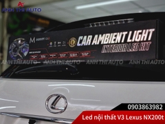 Độ Led Nội Thất V3 Lexus NX200T