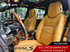 Bọc Ghế Da Italy Porsche Cayenne S Cao Cấp