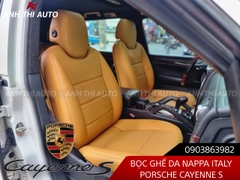 Bọc Ghế Da Italy Porsche Cayenne S Cao Cấp