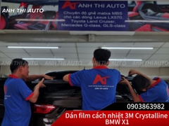 Dán Fim Cách Nhiệt 3M Crystalline chính hãng xe 5 chỗ