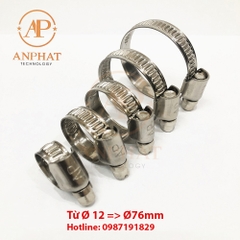 Đai siết inox răng nổi (loại vặn vít siết siêu chắc )