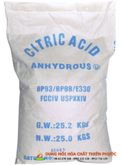 Mua Acid Citric Anhydrous C6H8O7 Nhập Khẩu Giá Sỉ – Thiên Phước Group
