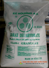 Hàn the công nghiệp - BORAX DECAHYDRATE - Na2B4O7.10H2O