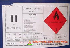 Dung môi EA - Dung môi ETHYL ACETATE