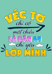 ĐỒNG PHỤC LỚP SLOGAN CỰC CHẤT